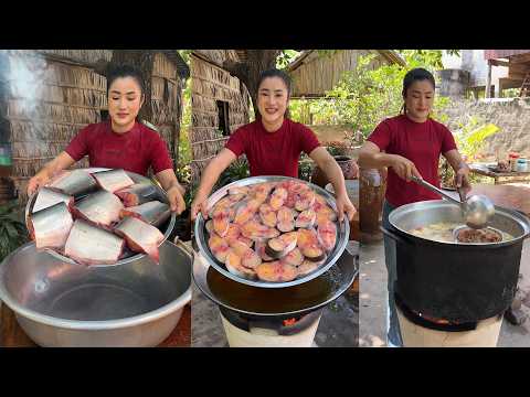 Yummy bra fish cooking | Delicious sour fish soup cooking thumbnail