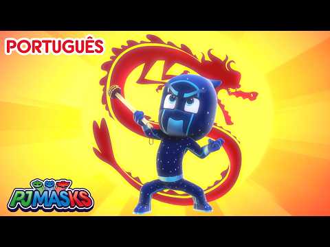 O Gongo da Dragoa 🐲 PJ Masks em Português episódios completos 🦸 Desenhos animados thumbnail