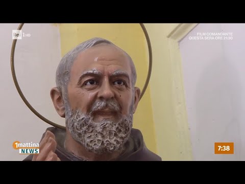 Padre Pio, il caso della "lacrima" sul volto della statua nel Casertano - 1Mattina News 20/05/2026 thumbnail