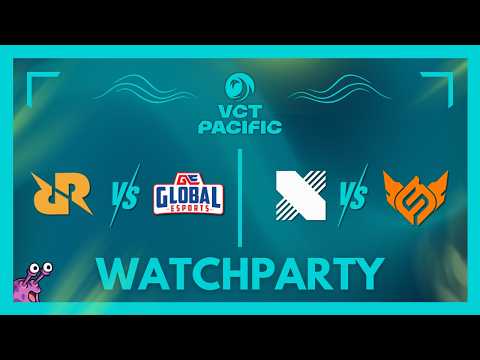 RRQ vs GE & FS vs KRX | VCT Pacific Stage 1 Playoffs #VCTWatchParty | !patreon !merch thumbnail
