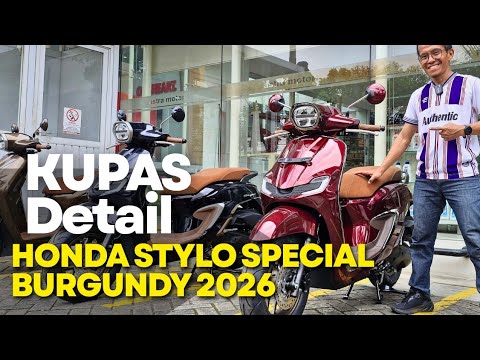 REVIEW : KUPAS SPESIALNYA HONDA STYLO 160 BURGUNDY thumbnail