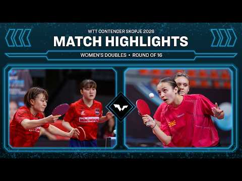 Odo/Yokoi vs Stojanovska/Jovanoska | WD R16 | #WTTSkopje 2026 thumbnail