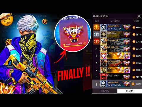 GRANDMASTER TOP 1 RANK IN FREE FIRE ?  thumbnail
