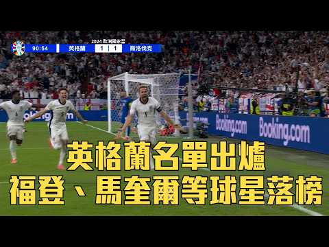 【2026 FIFA世界盃™】英格蘭名單出爐 福登、馬奎爾等球星落榜/愛爾達電視20260523 thumbnail