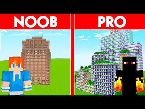 BATALHA DE HOTEL NOOB VS PRO NO MINECRAFT thumbnail