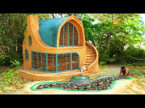57 Days Building a craft villa and a fish tank [Full video] thumbnail