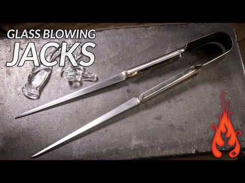 Blacksmithing - Making glass blowing jacks thumbnail