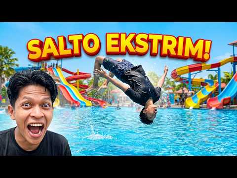 Liburan di Wahana Seluncuran Waterboom Paling Tinggi Sampe Capek Naik Tangga | Vlog Akbar Hasri thumbnail