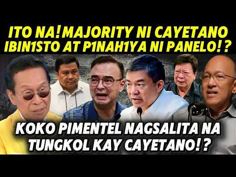 LIVE TODAY|MAJORITY NI CAYETANO IBIN1STO AT IPINAH1YA NI PANELO|KOKO PIMENTEL SINUPL0K SI CAYETANO? thumbnail