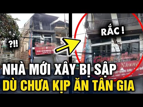 Chủ nhà KHÓC NỨC NỞ vì căn nhà mới xây sửa bất ngờ ĐỔ NGHIÊNG dù chưa tân gia | Tin 3 Phút thumbnail