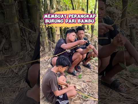 Membuat perangkap burung dari bambu #wakmi #perangkapburung #comedy #sketsakomedi #videolucu thumbnail