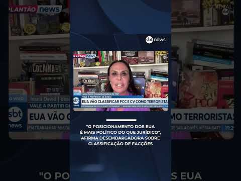 "O posicionamento dos EUA é mais político do que jurídico", afirma desembargadora thumbnail