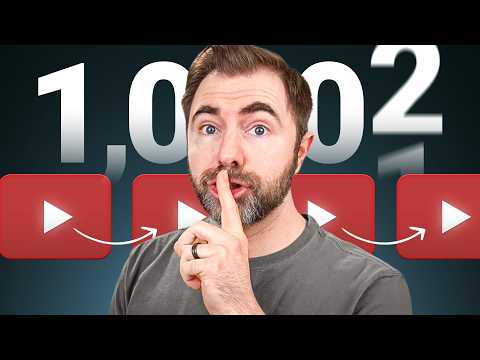 The Easy Way Small Channels Get to 1,000 Subscribers thumbnail