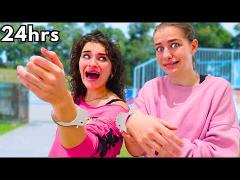 HANDCUFFED TOGETHER for 24hrs WHILE MUM HAD A MELTDOWN (secret project revealed) thumbnail