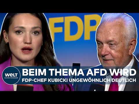 WAHLKAMPF IM OSTEN: FDP-Chef Kubickis klare Kante an AfD ‒ "Legt euch gehackt!" thumbnail