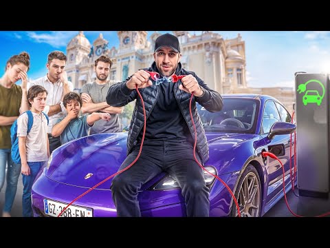 JE VOUS AI TRAHI 🤯🤯!! J’AI ACHETÉ MA PREMIÈRE VOITURE ÉLECTRIQUE DE 1.100 CHEVAUX ⚡️😱 !! thumbnail