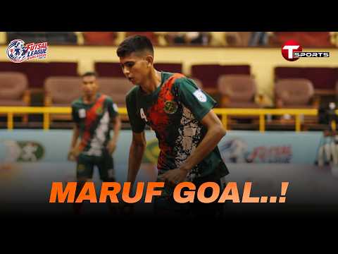 পেনাল্টি পেয়েই বিকেএসপির জালে মারুফের গোল | T Sports Football thumbnail