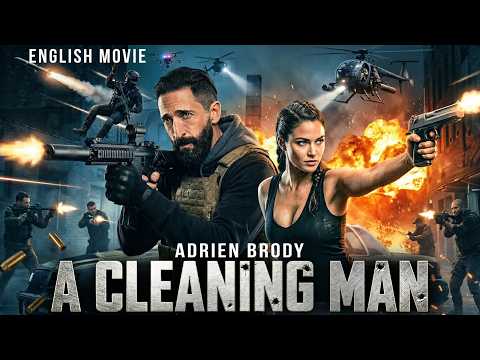 Adrien Brody Is A CLEANING MAN - Hollywood Free English Movie | Blockbuster Action Movie In English  thumbnail