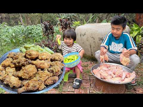 Bother and sister cook chicken drumsticks | KFC chicken drumsticks thumbnail