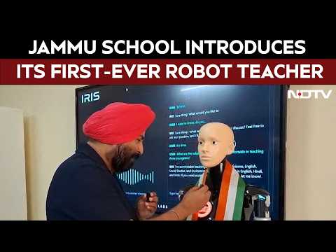 Meet IRIS: Jammu School Introduces Its First-Ever Robot Teacher thumbnail