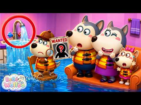 Bebé Wolfoo | ¿Quién Inundó La Casa? | Dibujos animados para niños thumbnail
