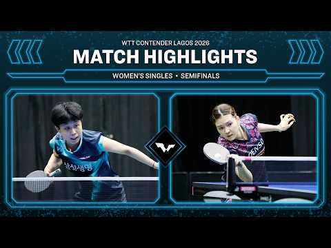 Joo Cheonhui vs Honoka Hashimoto | WS SF | #WTTLagos 2026 thumbnail