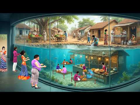 UnderWater Dhaba Restaurant Dhaba In Water Hindi Kahaniya Moral Stories thumbnail