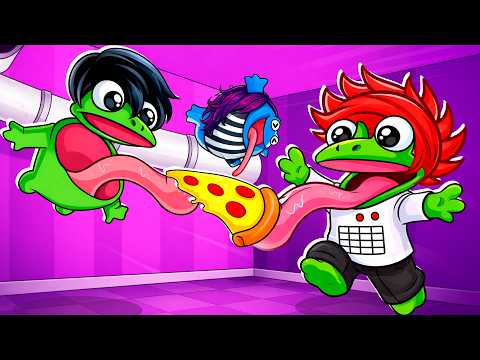 ¡Nos CONVERTIMOS en FAMILIA de RANAS! 😂 🐸 👅 | Karim Juega thumbnail