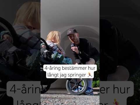 4-åring bestämmer hur långt jag springer 🏃‍♂️ Ni måste prova 😅 thumbnail