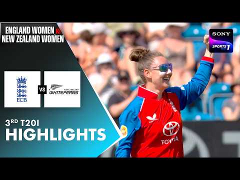 ENG W vs NZ W | 3rd T20I | Highlights | New Zealand Women's Tour Of England 2026 thumbnail