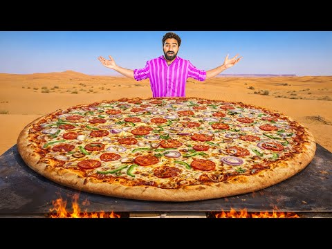 We Made Worlds Biggest Homemade Pizza - 100% Real thumbnail