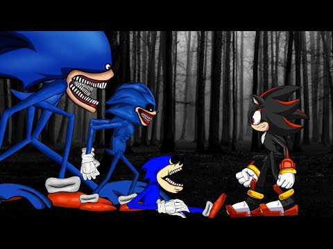 Shin Sonic Tapes vs Shadow the Hedgehog. Drawing Cartoon Animation. PART 1. thumbnail