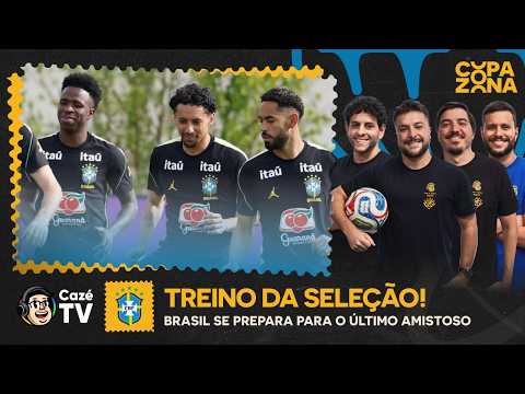 TREINO DA SELEÇÃO BRASILEIRA DIRETO DOS ESTADOS UNIDOS | COPAZONA thumbnail