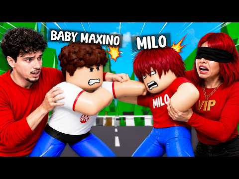 MIO FIGLIO BABY MAXINO INCONTRA MILO PER LA PRIMA VOLTA e NON FINISCE BENE.. (Brookhaven) thumbnail