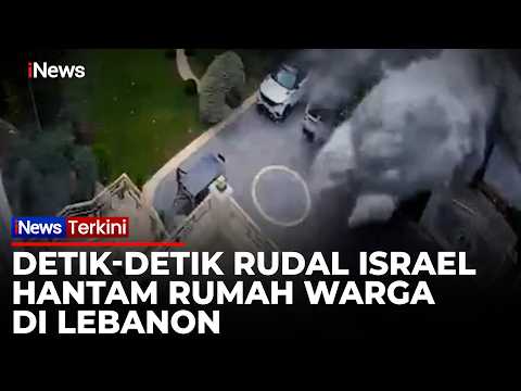 Rekaman CCTV! Detik-detik Serangan Udara Israel Hancurkan Rumah di Lebanon | iNews Terkini thumbnail