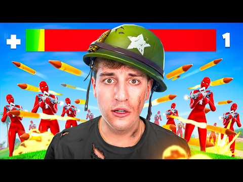 WŁAMAŁEM SIĘ na TYLKO 1 HP TURNIEJ w Fortnite thumbnail