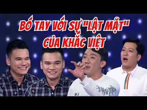 Trấn Thành, Trường Giang BÓ TAY với sự "LẬT MẶT" như LẬT BÁNH TRÁNG của Khắc Việt thumbnail