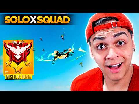 USEI A NOVA TRANSFORMAÇÃO SOLO VS SQUAD NA LIGA MESTRE DE HONRA!! FREE FIRE thumbnail