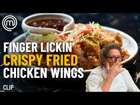 Finger lickin' good chicken wings! ?️ | MasterChef Australia | S14 Ep35 | Clip thumbnail