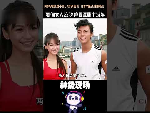 阿SA暗諷她小三，楊穎回嗆「妳才是後來那個」！兩個女人為陳偉霆互撕十幾年，雙雙離婚後——他卻娶了別人。#阿SA #楊穎 #陳偉霆 #港圈修羅場 thumbnail