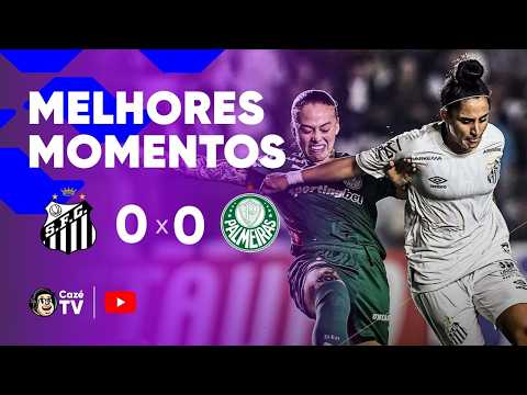MELHORES MOMENTOS: SANTOS 0 X 0 PALMEIRAS | PAULISTÃO F 2026 | 2ª RODADA thumbnail