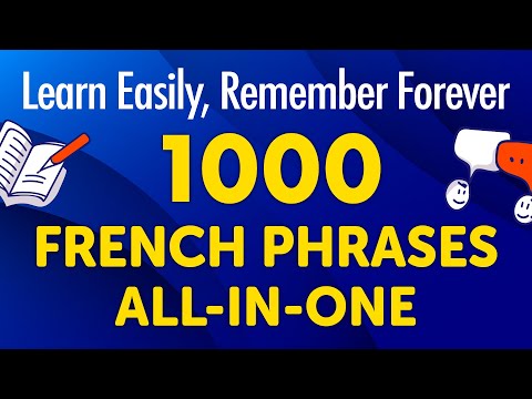 1000 French Phrases All-in-One – Learn Easily, Remember Forever thumbnail