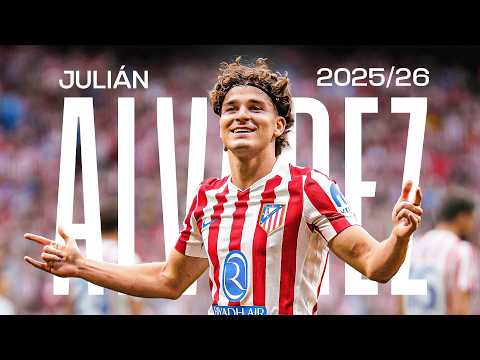 TODOS los GOLES y ASISTENCIAS de JULIÁN ALVAREZ en LALIGA 🕷️ thumbnail
