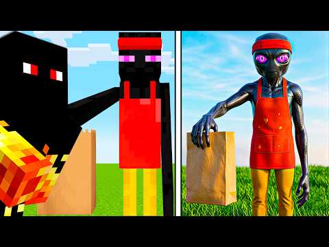 isso é o que os mobs fazem quando você dorme no minecraft... thumbnail