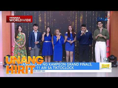 Tanghalan ng Kampeon Season 4 Grand Finalists, nakipagkuwentuhan sa Unang Hirit | Unang Hirit thumbnail