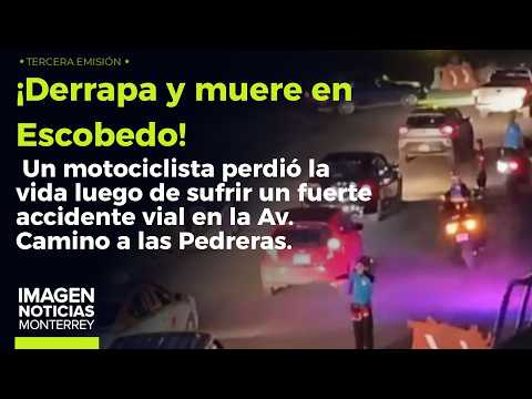 Muere motociclista tras accidente en Escobedo | Noticias MTY tercera emisión thumbnail