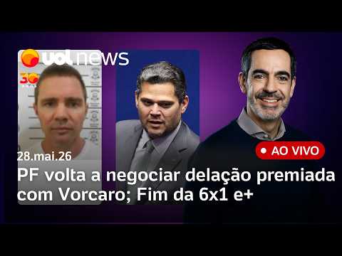 PF volta a negociar delação premiada com Vorcaro; Fim da 6x1 chega ao Senado com futuro incerto e+ thumbnail