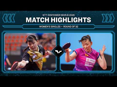 Huang Yu-Jie vs Kaho Akae | WS R32 | #WTTSkopje 2026 thumbnail