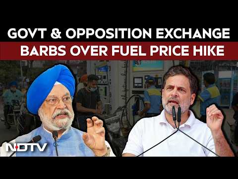 Petrol Price Hike | Union Govt & Opposition Exchange Fiery Barbs Over Fuel Price Hike thumbnail