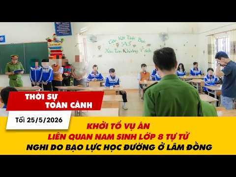 TSTC tối 25/5: Khởi tố vụ án liên quan nam sinh lớp 8 tự tử nghi do bạo lực học đường ở Lâm Đồng thumbnail